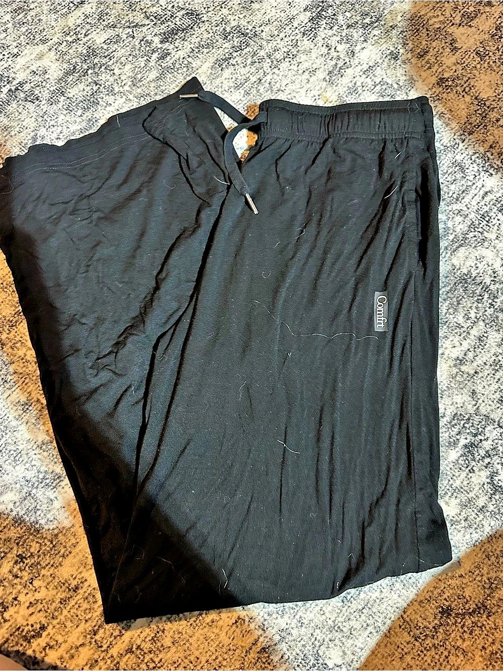 Comfort Women's Black Track Pants Size Large